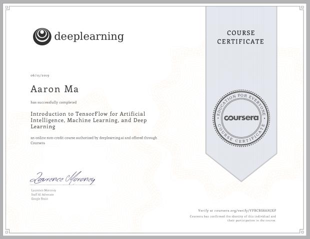 Introduction to TensorFlow for Artificial Intelligence, Machine Learning, and Deep Learning