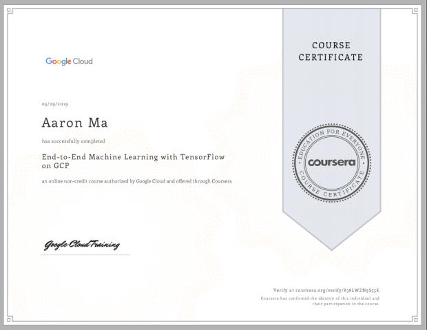 End-to-End Machine Learning with TensorFlow on GCP