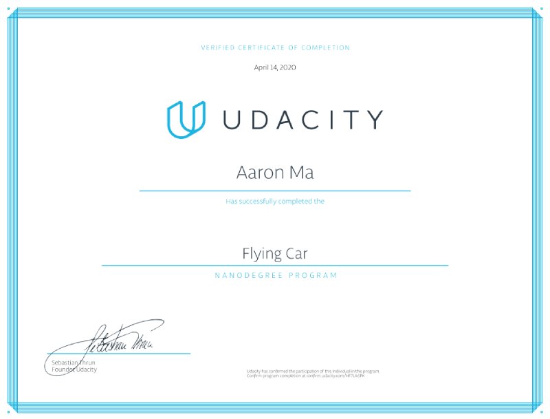 Flying Car Nanodegree