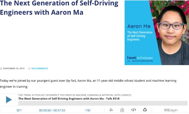 The Next Generation of Self-Driving Engineers with Aaron Ma
